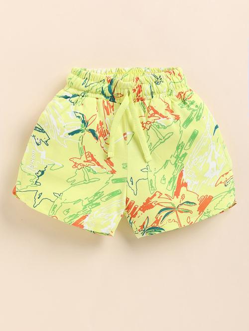 girls printed casual shorts - 21515444 - Very Small Image - 1