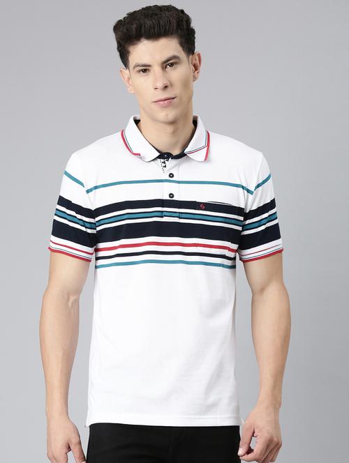 men polo neck all over print t-shirt - 21518260 - Very Small Image - 1