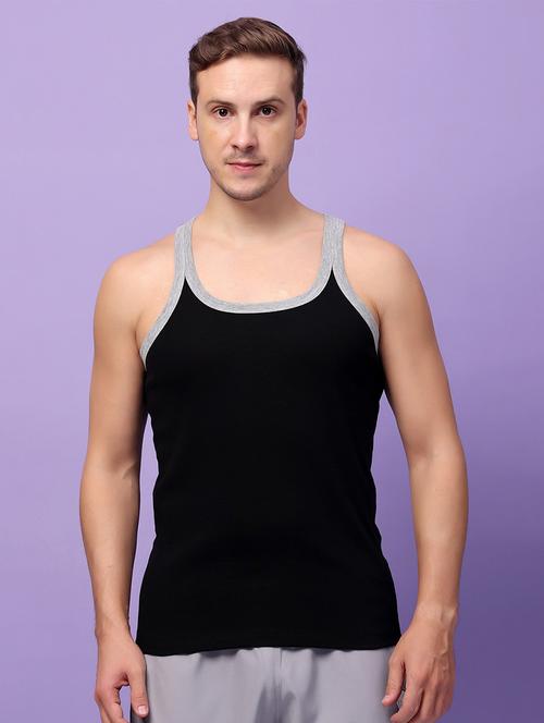 men sleeveless color block vest - 21518531 - Very Small Image - 1