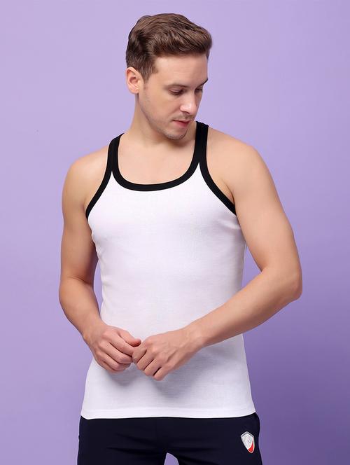 men sleeveless color block vest - 21518532 - Very Small Image - 1