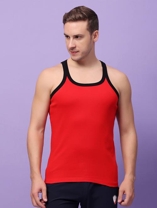 men solid sleeveless vest - 21518533 - Very Small Image - 1