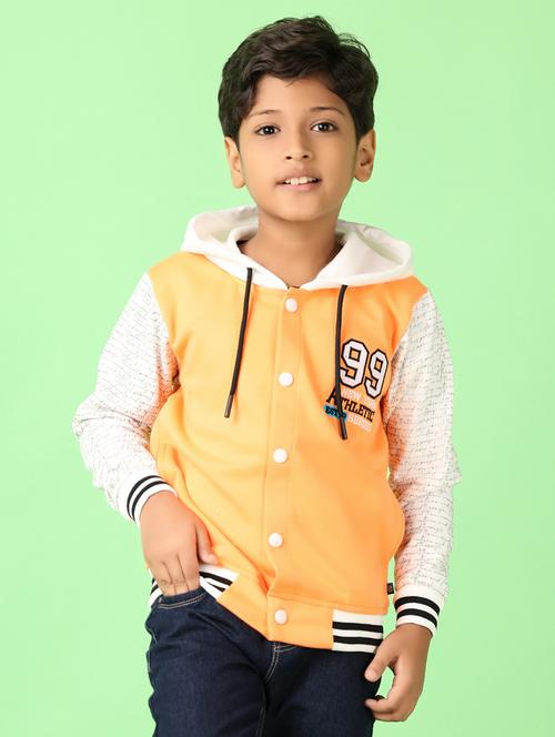 boys color block long sleeve hooded sweatshirt - 21519240 - Very Small Image - 1