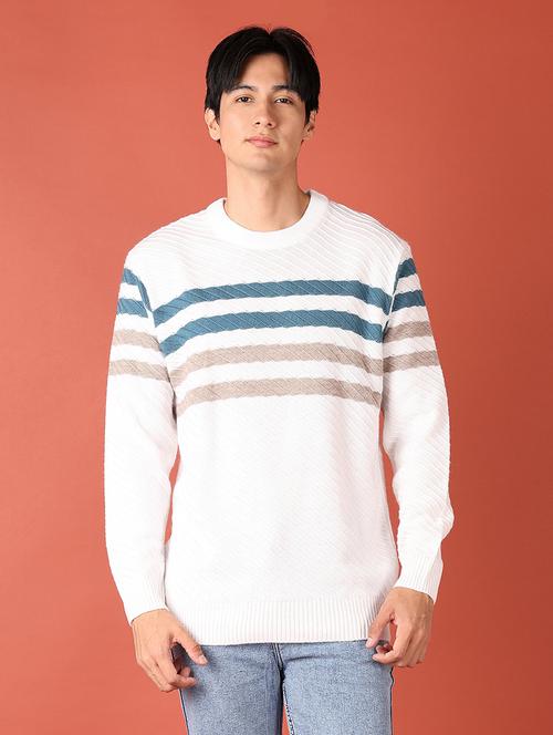 men long sleeve self-designed pullover - 21519269 - Very Small Image - 1