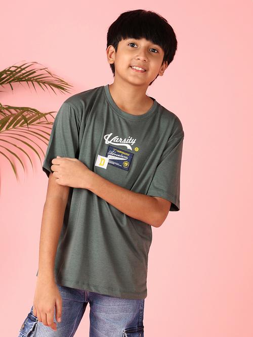 boys short sleeves front & back print t-shirt - 21519335 - Very Small Image - 1