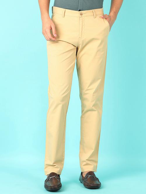 men solid slim fit chinos casual trouser - 21519663 - Very Small Image - 1