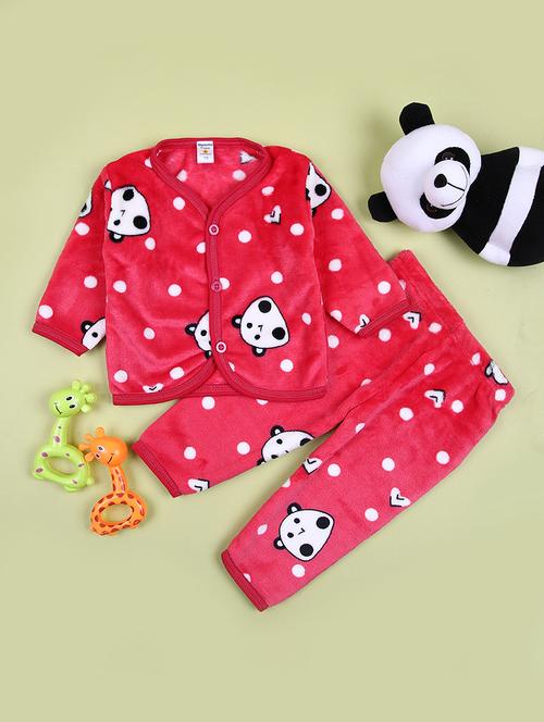 boys printed winterwear full length set - 21520094 - Very Small Image - 1