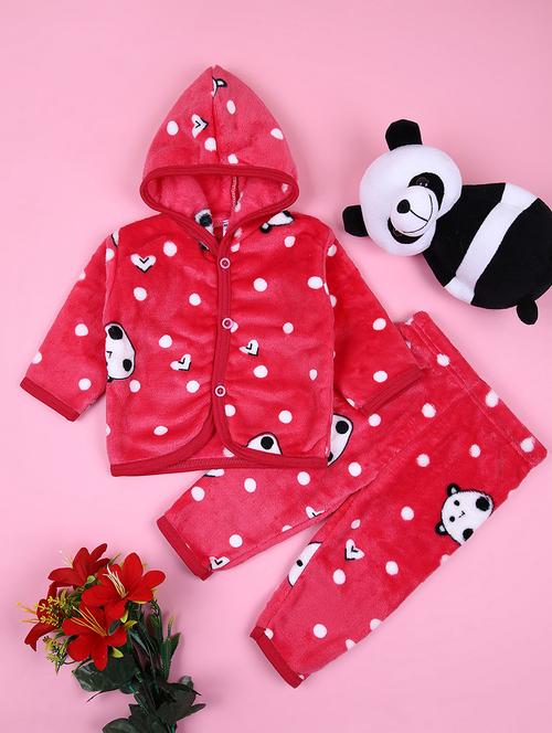 boys printed winterwear full length set - 21520095 - Very Small Image - 1