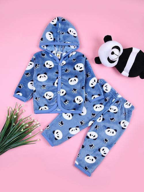 boys printed winterwear full length set - 21520293 - Very Small Image - 1