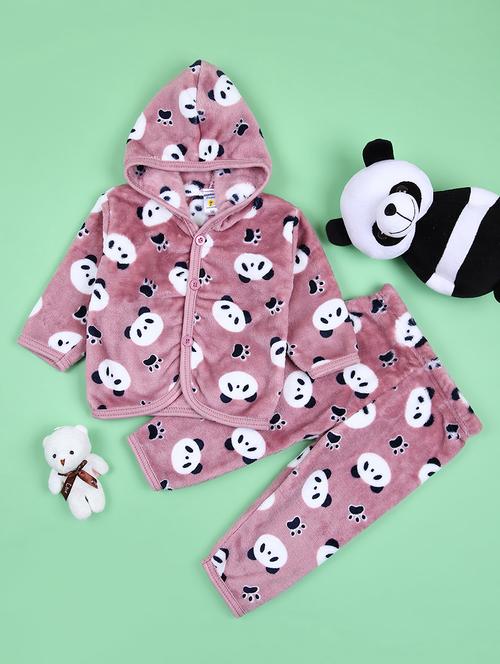 boys printed winterwear full length set - 21520294 - Very Small Image - 1