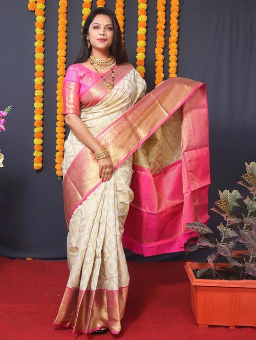 women self design banarasi saree - 21520608 - Very Small Image - 1