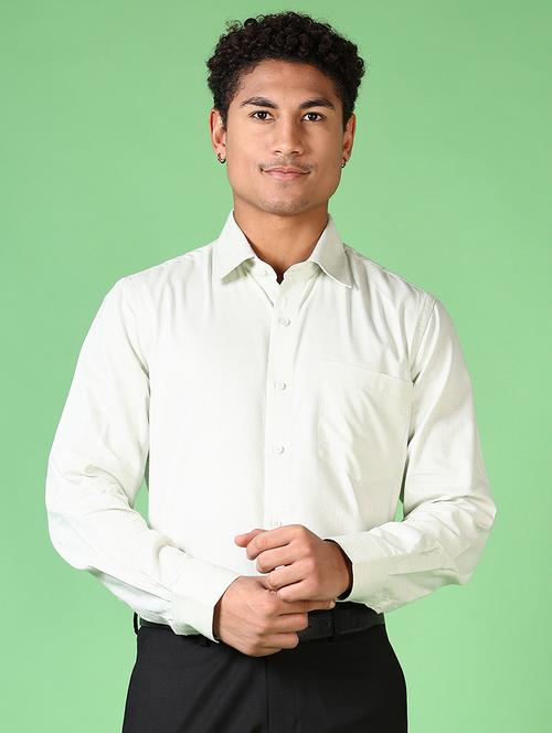 men solid long sleeve formal shirt - 21521181 - Very Small Image - 1