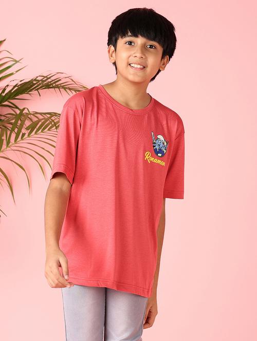 boys short sleeves front & back print t-shirt - 21521250 - Very Small Image - 1