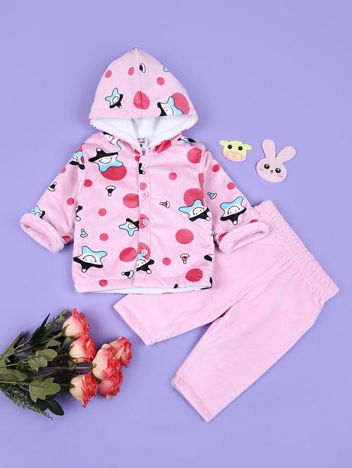 boys printed winterwear full length set - 21521268 - Very Small Image - 1