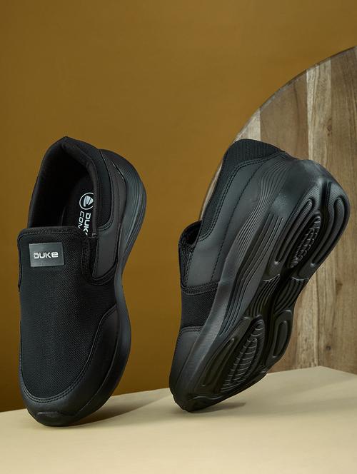 men black slip on sport shoe - 21521596 - Very Small Image - 1