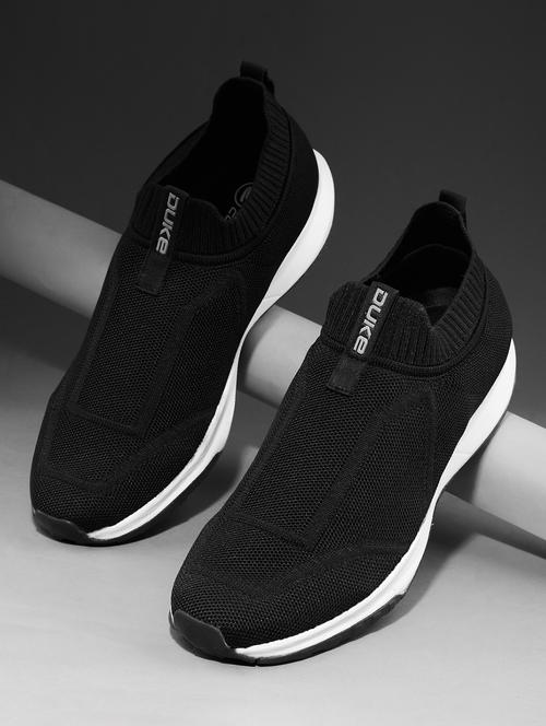 men solid slip on walking shoes - 21521623 - Very Small Image - 1