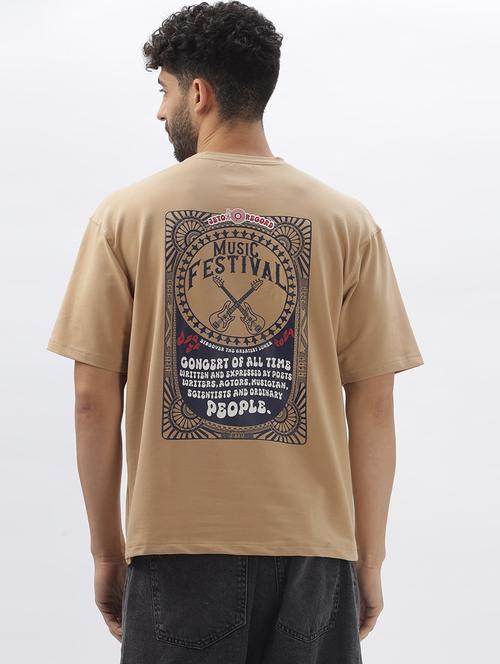 men back print short sleeves oversized t-shirts - 21521710 - Very Small Image - 1