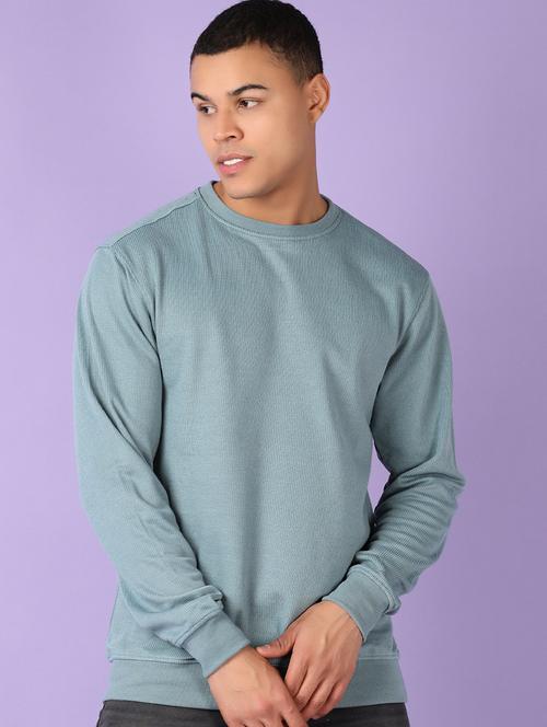 men long sleeves plain sweatshirt - 21522982 - Very Small Image - 1
