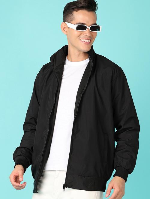 men long sleeves solid casual jacket - 21524267 - Very Small Image - 1