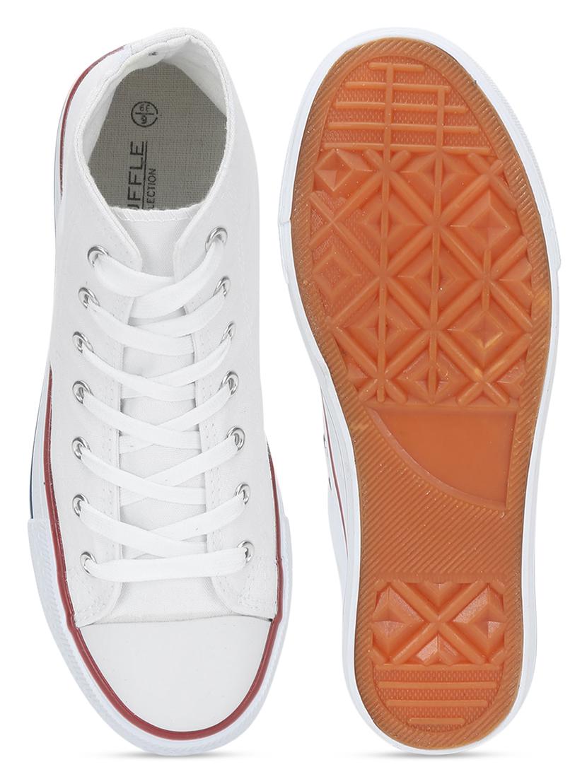 women white lace-up ankle length sneaker - 21526648 - Zoom Image - 6