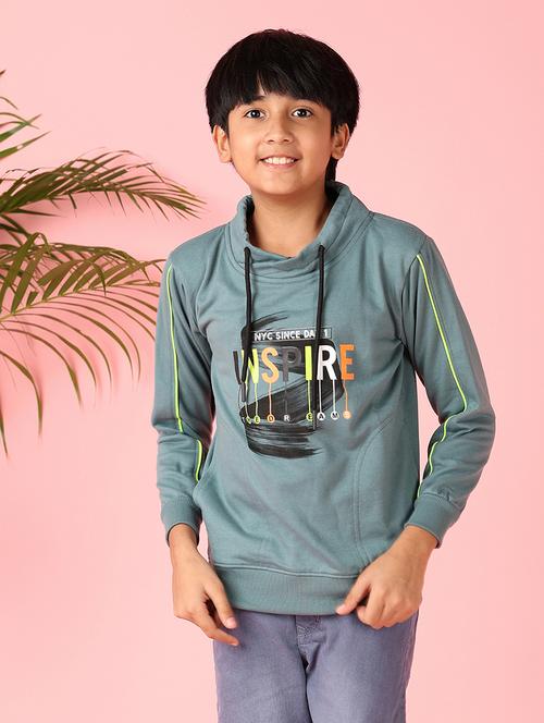 boys printed long sleeve sweatshirt - 21527322 - Very Small Image - 1