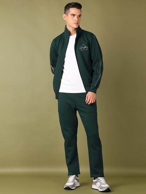 men solid track pant full length track suit - 21527357 - Very Small Image - 1