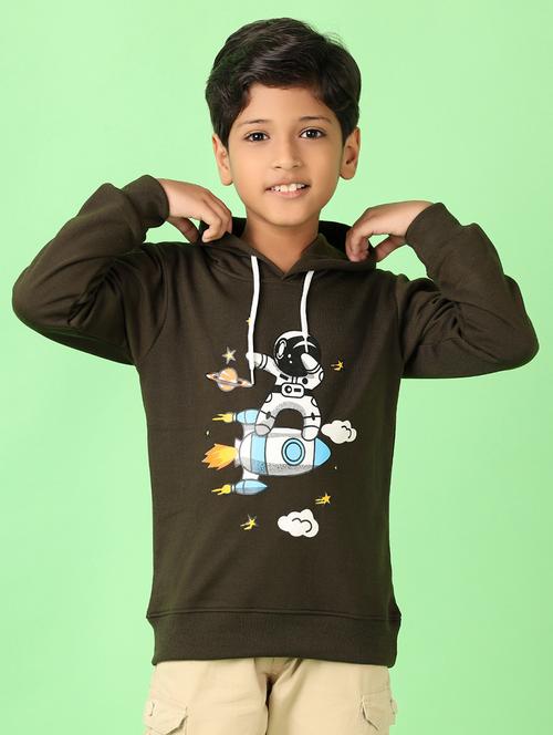 boys graphic long sleeve hooded sweatshirt - 21528129 - Very Small Image - 1