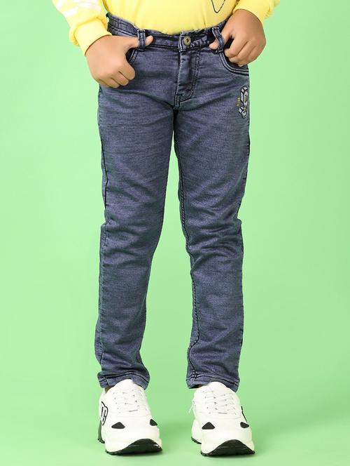 boys solid mid rise jeans - 21528130 - Very Small Image - 1