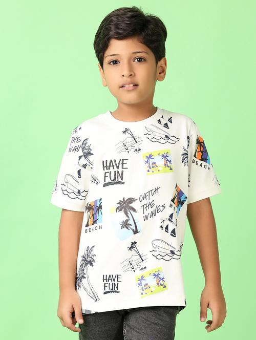 boys short sleeves printed t-shirt - 21528347 - Very Small Image - 1