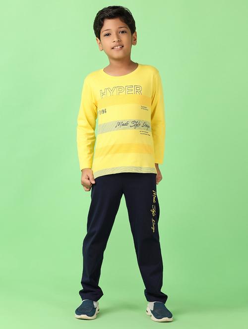 boys typographic print long sleeve t-shirt - 21528777 - Very Small Image - 1