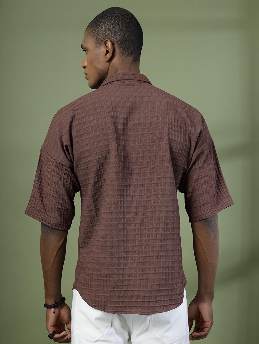 men collared solid casual shirt - 21529641 - Zoom Image - 2