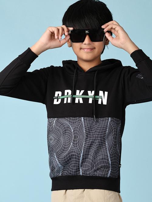 boys front print long sleeve sweatshirts - 21529765 - Very Small Image - 1