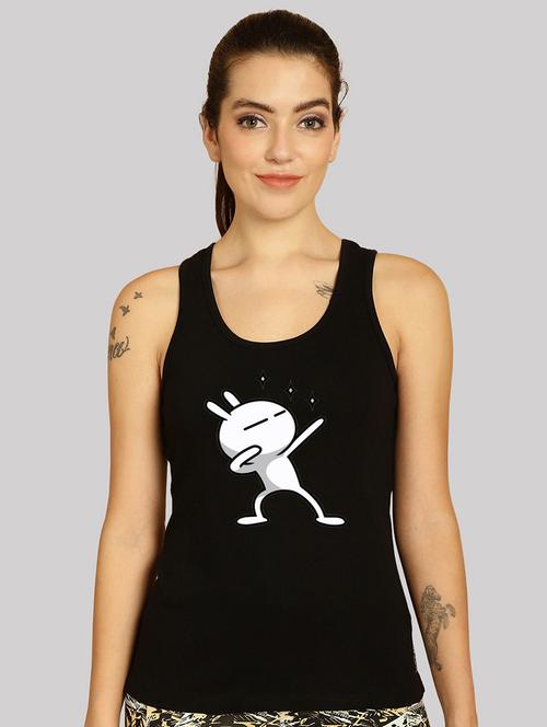 women sleeveless graphic tank top  - 21529989 - Very Small Image - 1