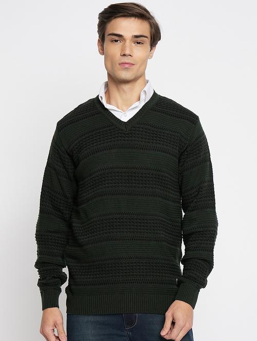 men long sleeve self-designed pullover - 21530252 - Very Small Image - 1