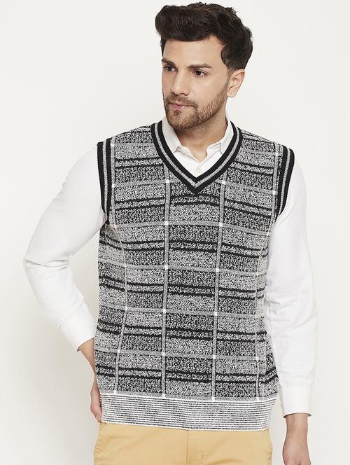 men long sleeve self-designed pullover - 21530321 - Very Small Image - 1