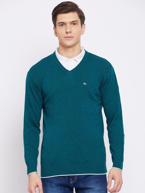 men long sleeve self-designed pullover - 21530377 - Very Small Image - 1