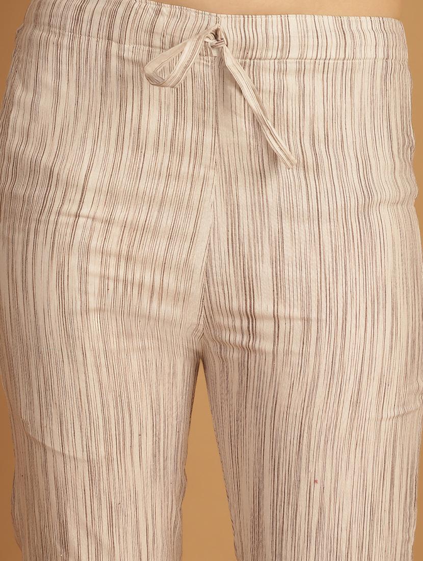 women beige self-designed co-ord set - 21531124 - Standard Image - 5