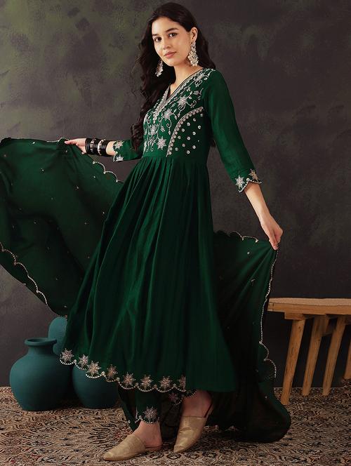 women kurta pant set with dupatta - 21531290 - Very Small Image - 1