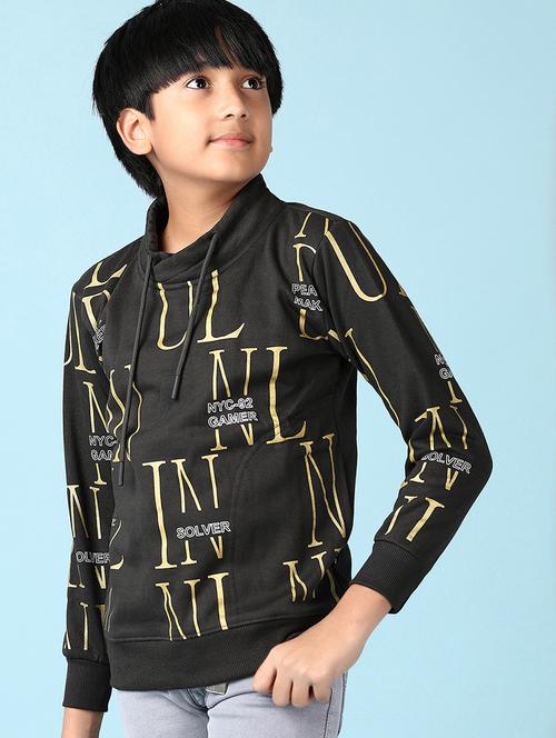 boys front print long sleeve sweatshirts - 21531466 - Very Small Image - 1