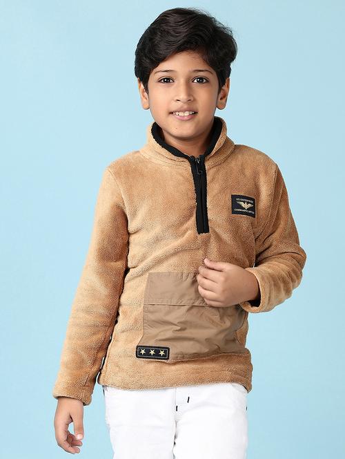 boys solid long sleeve sweatshirts - 21531470 - Very Small Image - 1