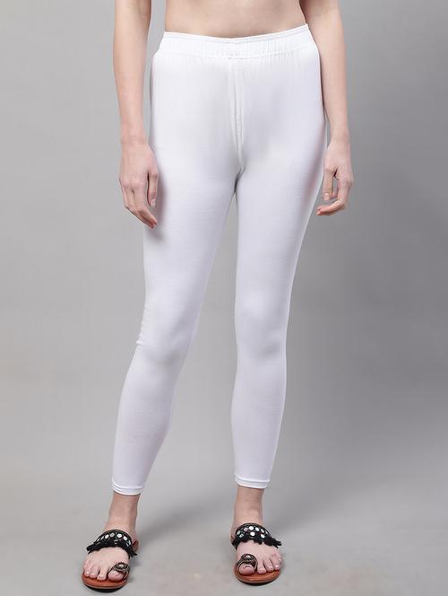 women solid ankle length leggings - 21531859 - Very Small Image - 1