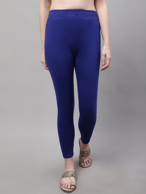 women solid ankle length leggings - 21531862 - Very Small Image - 1