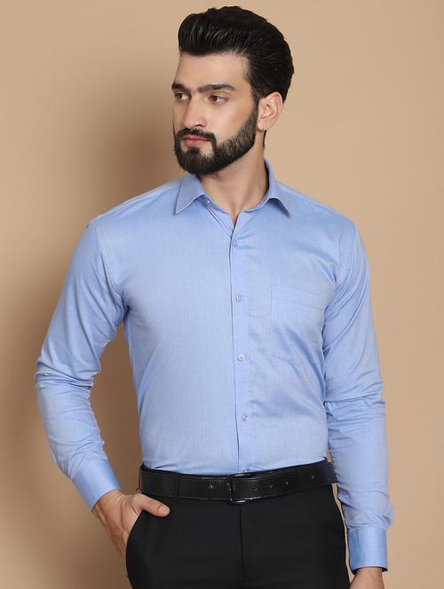 men solid formal shirt - 21531983 - Very Small Image - 1