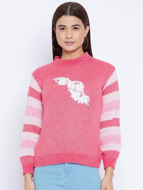 women long sleeve self-designed pullover - 21532054 - Very Small Image - 1
