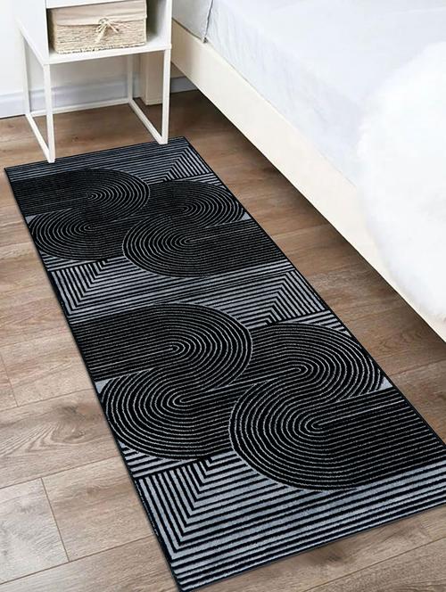 modefe 2x6 feet runner rug carpet grey geometric printed primium persian carpets for bedroom - 21533086 - Very Small Image - 1
