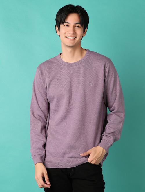 men long sleeves plain sweatshirt - 21533600 - Very Small Image - 1