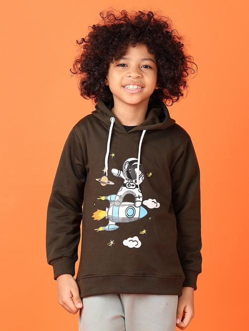 boys front print long sleeve sweatshirt - 21533716 - Very Small Image - 1