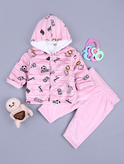 boys printed winterwear full length set - 21533785 - Very Small Image - 1