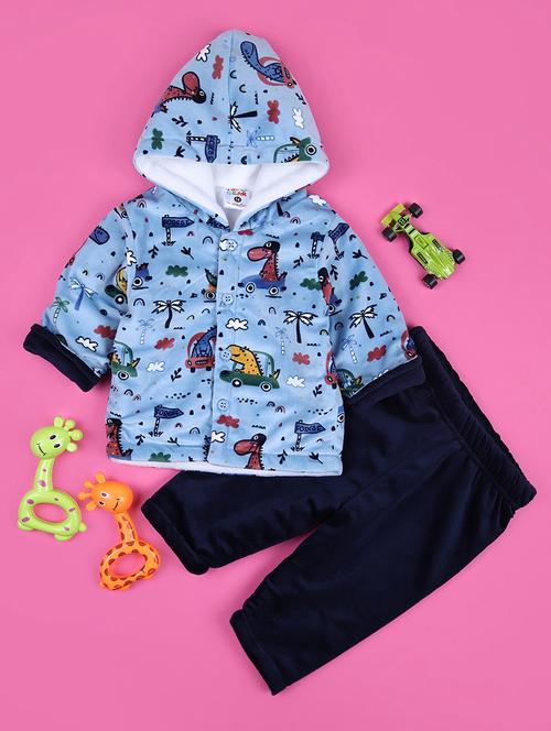 boys printed winterwear full length set - 21533786 - Very Small Image - 1
