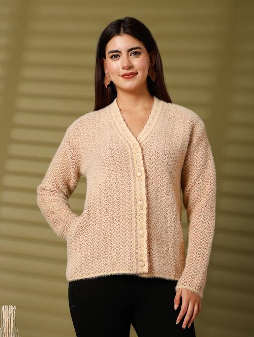 women long sleeve self-designed regular cardigan - 21534491 - Very Small Image - 1
