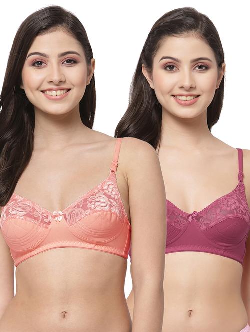 women pack of 2 solid bra combo - 21535323 - Very Small Image - 1